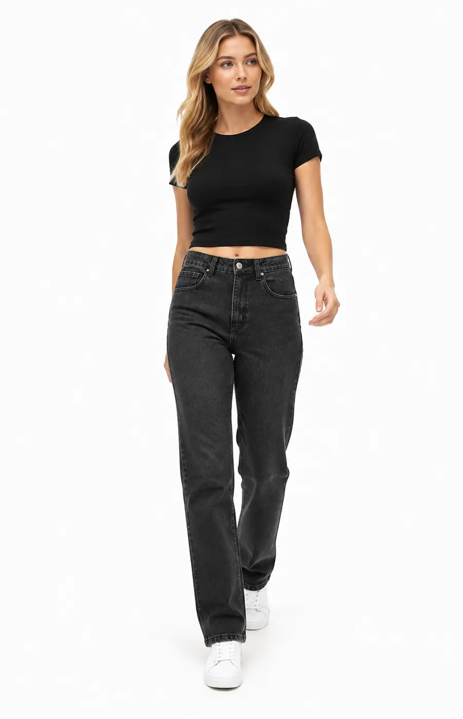 JEANS NEGRO BAGGY FS