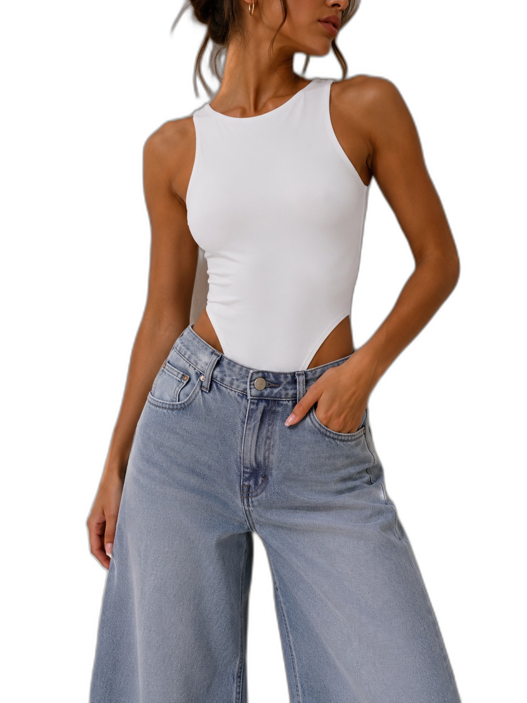 Body de algodón liso